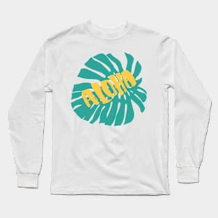 ALOHA,Hawaii greetings Long Sleeve T-Shirt